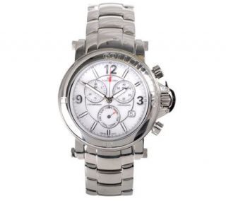 Klaus Kobec Contemporary Steel White Ladies Watch —