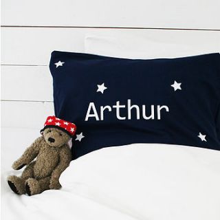 personalised star pillowcase by minna's room