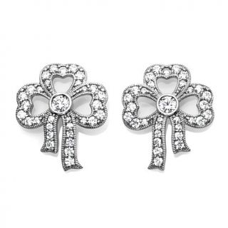 Jean Dousset 1.25ct Absolute™ Pavé Bow Stud Earrings