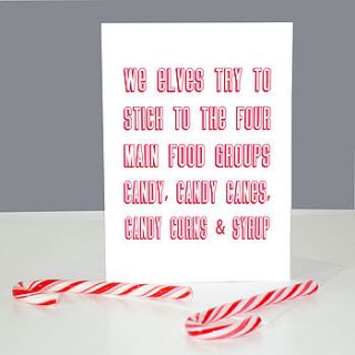 elf christmas cards by ciliegia designs