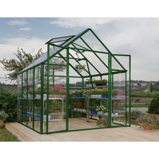 Palram Snap & Grow Greenhouse — 8ft.W x 8ft.L, 64 sq. ft., Model# HG8008G  Green Houses