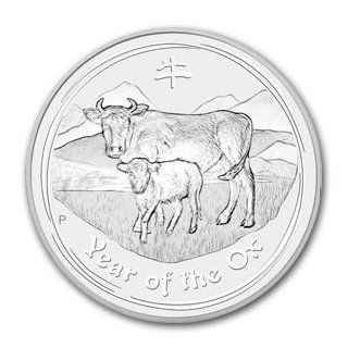 2009 Australian Lunar Series II   Year of the Ox (2 Oz Silver Coin) 