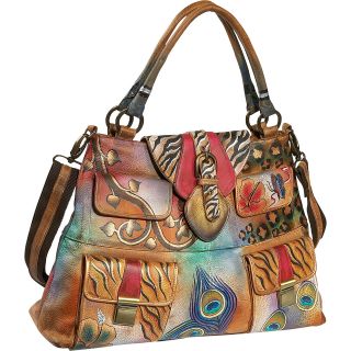 Anuschka Multi Pocket Shopper   Collage