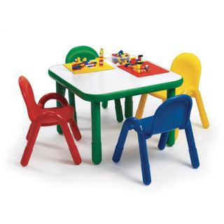 Angeles Preschool Square Table and Chair Set