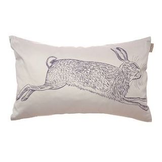 hartley hare cushion by twig