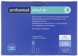 Orthomol Vital M Trinkflaschen, 30 Stck, 1er Pack Lebensmittel & Getrnke