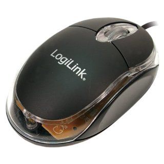 LogiLink LED optische Notebook Maus schwarz Computer & Zubehr