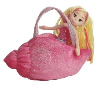Aurora World 33038   Sea Sparkle   Conch/Muscheltasche, 23 cm, pink Spielzeug