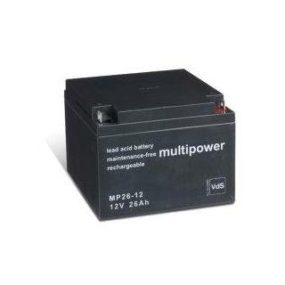 Multipower Bleiakku MP26 12 , wartungsfrei Elektronik