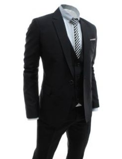 TheLees (JES164) Manns Business Slim Fit Single Breasted 3 pcs 1 Taste Anzug Set Bekleidung