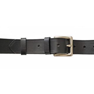 solid silver plated buckled italian hide belt by sue lowday