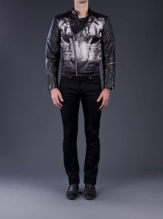 Sons Of Heroes Biker Jacket W/animal Print