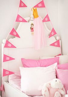 bunting decoration for girls by mini u (kids accessories) ltd