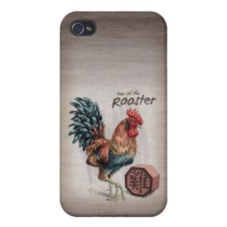 Year of the Rooster Chinese Zodiac Art Case Case For iPhone 4