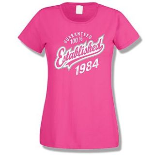 events of 1974 40th birthday ladies t shirt by tee total gifts