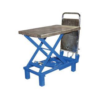 Vestil Foot Pump Scissor Lift Table — 400-Lb. Capacity, 27 1/2in.L x 17 1/2in.W, Model# SCTAB-400  Hydraulic Lift Tables   Carts