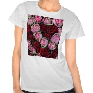 pink & red roses by Therosegarden Shirts