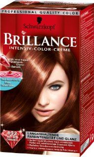 Schwarzkopf Brillance Intensiv Color Creme Stufe 3, 892 Hot Red Caramel Drogerie & Körperpflege