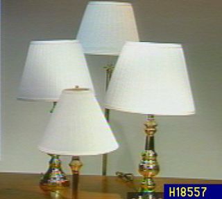 Room Full of Lamps 4 piece Brass Lamp Set —