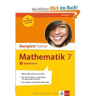KomplettTrainer Mathematik 7. Klasse Gymnasium Heinz Homrighausen, Helge Miller Bücher