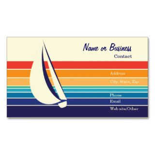 Boat Color Square_Template Business Card