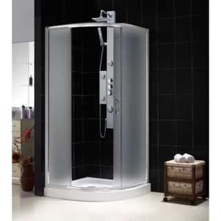 Solo Frameless Shower Enclosure and SlimLine Shower Base