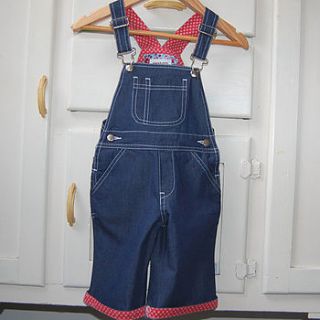 classic denim dungarees by anna&sally