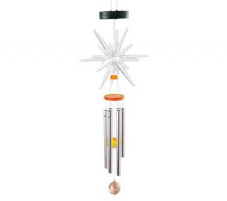Solar Powered Star Wind Chime —