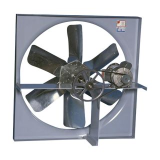 Canarm Belt Drive Wall Exhaust Fan with Cabinet, Back Guard and Shutter — 30in., 8004 CFM, Single-Phase, Model# XB30CBS10050