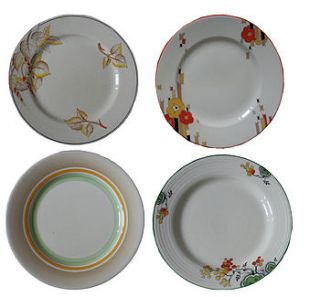 vintage plate set. deco by the vintage tea cup