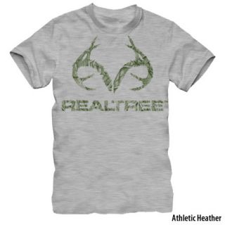 Realtree Outfitters Mens Camo Antler Short Sleeve Tee 747701
