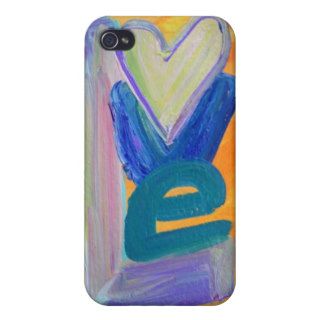 Love Spring Stack Word Art iPhone 4 Case