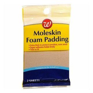  Moleskin Foam Padding, 2 ea Health & Personal Care