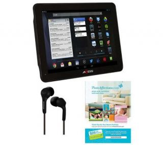 Axess 10.1 Android 4.1 Tablet Bundle   Headphones & $25 Card —