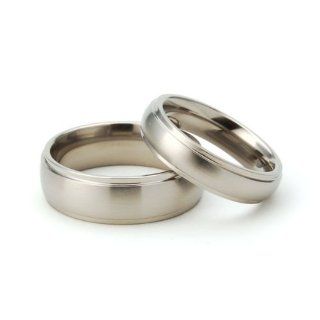 Titanium Rings For Him And Her, Matching Wedding Rings, Titanium Bands Jewelry