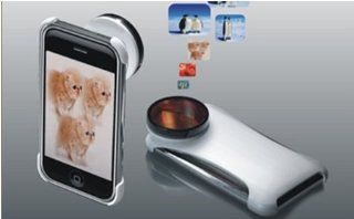GSI Super Quality Triple Magic Lens for iPhone 3G 3GS Camera, One Detachable Rotating Lens with 3 Photo Effects Functions   Duplicate x3, Sparkle and Starburst   Turn your iPhone into a High End Camera White Backdoor Camera & Photo