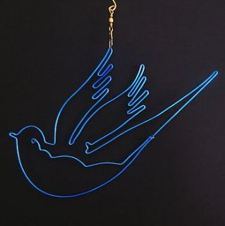 hand made wire bird decoration by ava mae designs