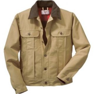 Filson 10072 Dry Finish Tin Cloth Lined Ranch Jacket at  Mens Clothing store Cotton Lightweight Jackets