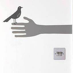 bird in the hand sticker by brume