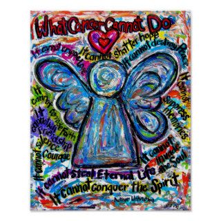 Colorful Angel Angel Poster Print