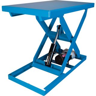 Bishamon Optimus Series Electric Hydraulic Lift Table — 2,000-Lb. Capacity, 36in. x 48in. Platform, 1/2 HP, Model# L2K-3648  AC Powered Lift Tables