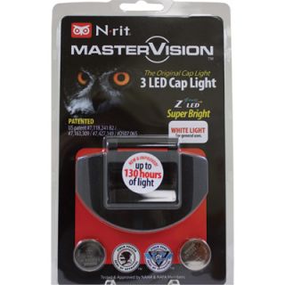 MasterVision Cap Light — 3 LEDs, Model# 308G2W  Flashlights