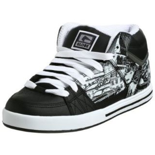 Globe Men's Mace Hi Sneaker, Black/White Low Rirder, 11 M US Skateboarding Shoes Shoes