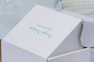 baby girl christening/ naming keepsake box by freya design