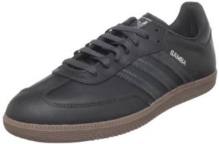 adidas Originals Men's Samba Leather Retro Sneaker, Black/Fairway/Light Scarlet, 9 M US Fashion Sneakers Shoes