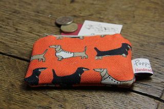 small coin purses in seven designs by poppy treffry