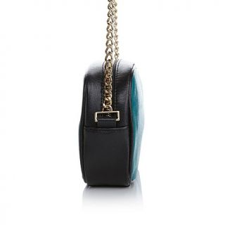 R.J. Graziano Leather Crossbody Bag with Chain Strap