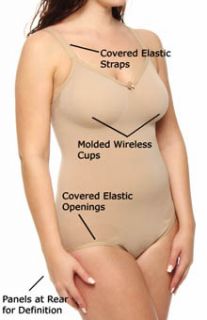 Body Wrap 45000 The Pinup Plus No Wire Full Figure Bodysuit