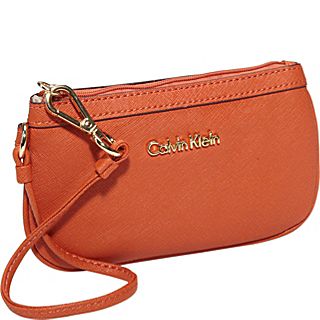 Calvin Klein Saffiano Wristlet