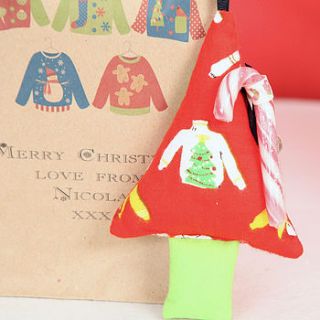 christmas tree jumper decoration by red berry apple
